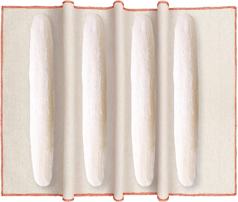 Heavy Duty Bakers Couche, 100% Natural Flax Linen 36”x26” Bread Dough Proofing Cloth Thickened Couche 1Pack